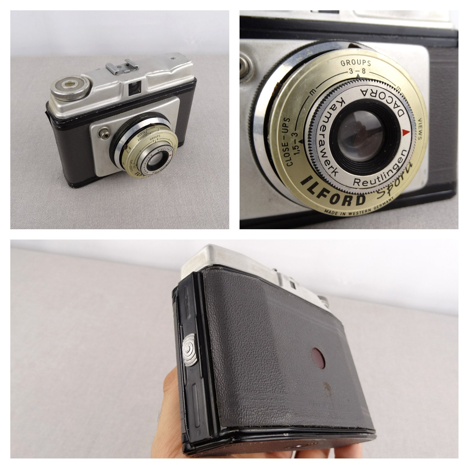 Cameras Set Ilford Sporti Retro Cameras Vintage Ilford Etsy