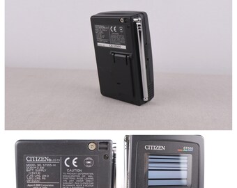 Citizen ST555 Tv, Vintage Working Pocket Television, Old Monitor