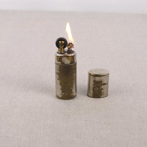 Vintage Feudor Feuerzeug, Messing Feuerzeug, Fackelfeuerzeug, Petrol Feuerzeug, Taschenfeuerzeug, Trench Feuerzeug, Feudor Feuerzeug, Kapsel feuerzeug