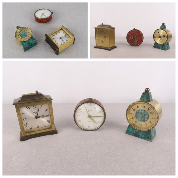 Orologi Swiza 8, sveglie vintage, set orologio vintage, orologio da comodino,  orologio da scrivania, orologio da mensola, orologio meccanico, parti  dell'orologio, orologio Swiza -  Italia
