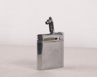Vintage GERMAN FUMALUX Chrome Engraved Novelty electric lamp Petrol Lighter