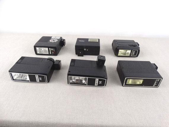Vintage Flashes Lot, Rollei E 15b, Revuetron 14, Pentor 14