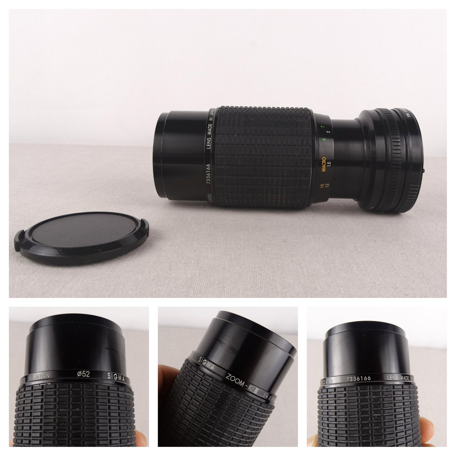 Sigma Zoom K II Lens Pentax K Mount Lens Multi Coated Lens Etsy