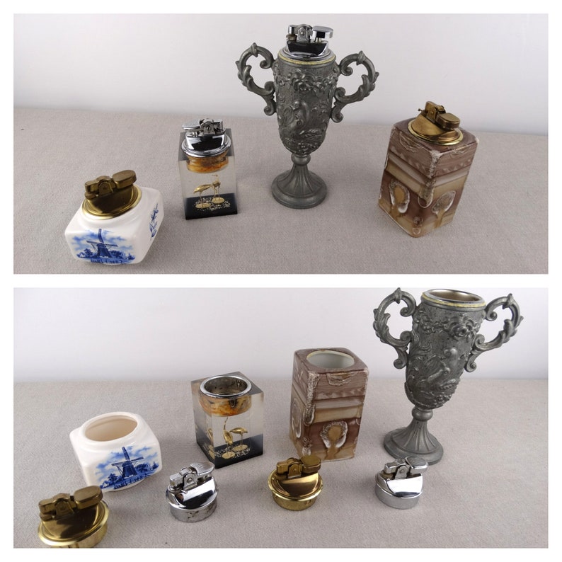 Penguin Lighters Table Lighter Parts Vintage Table Lighters Etsy