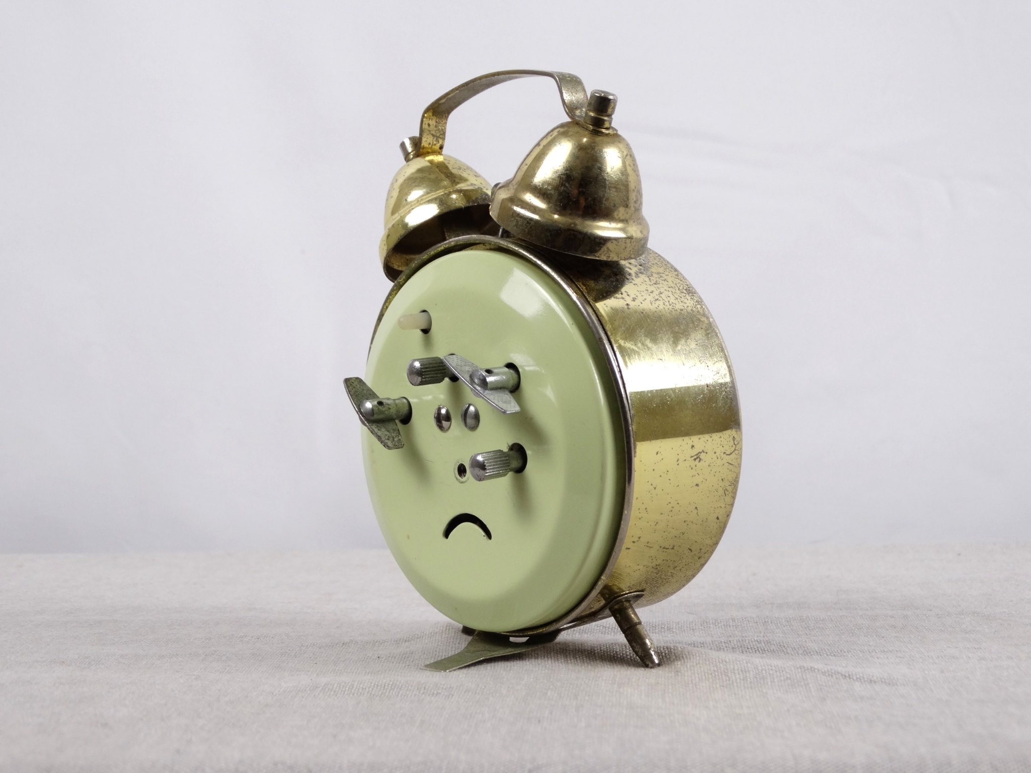 Five Rams Clock, Old Clock, Bell Clock, Wind up Clock, Retro Clock ...