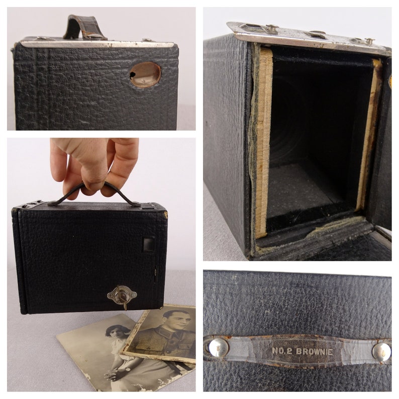 1908, Kodak Brownie No 2 Camera, Antique Kodak Camera, Box Camera ...