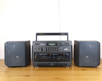 Boombox Panasonic RX-CT800 Portable Stereo | Dual Cassette, 5-band