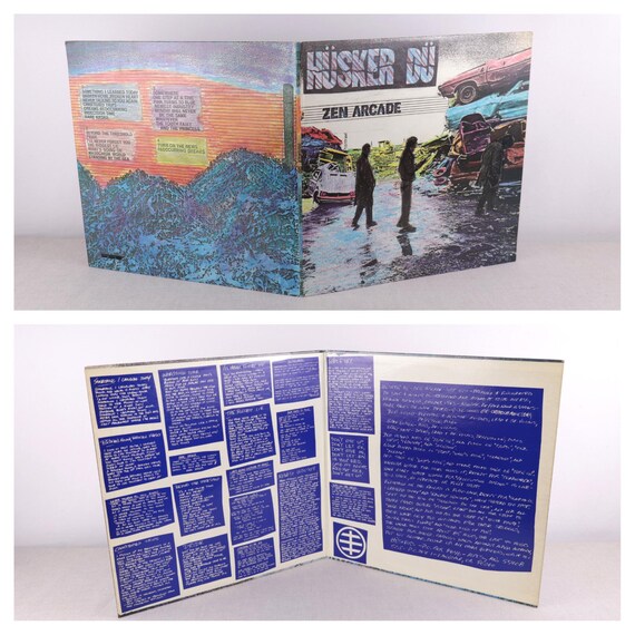 1984, Husker Du Vinyl, Zen Arcade LP, Hardcore Punk Record