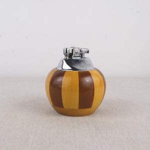 1950, Ronson Carousel Lighter, Working Table Lighter, Petrol Lighter, Wooden Table Lighter, Old Desk Lighter, Pipe Lighter, Office Lighter