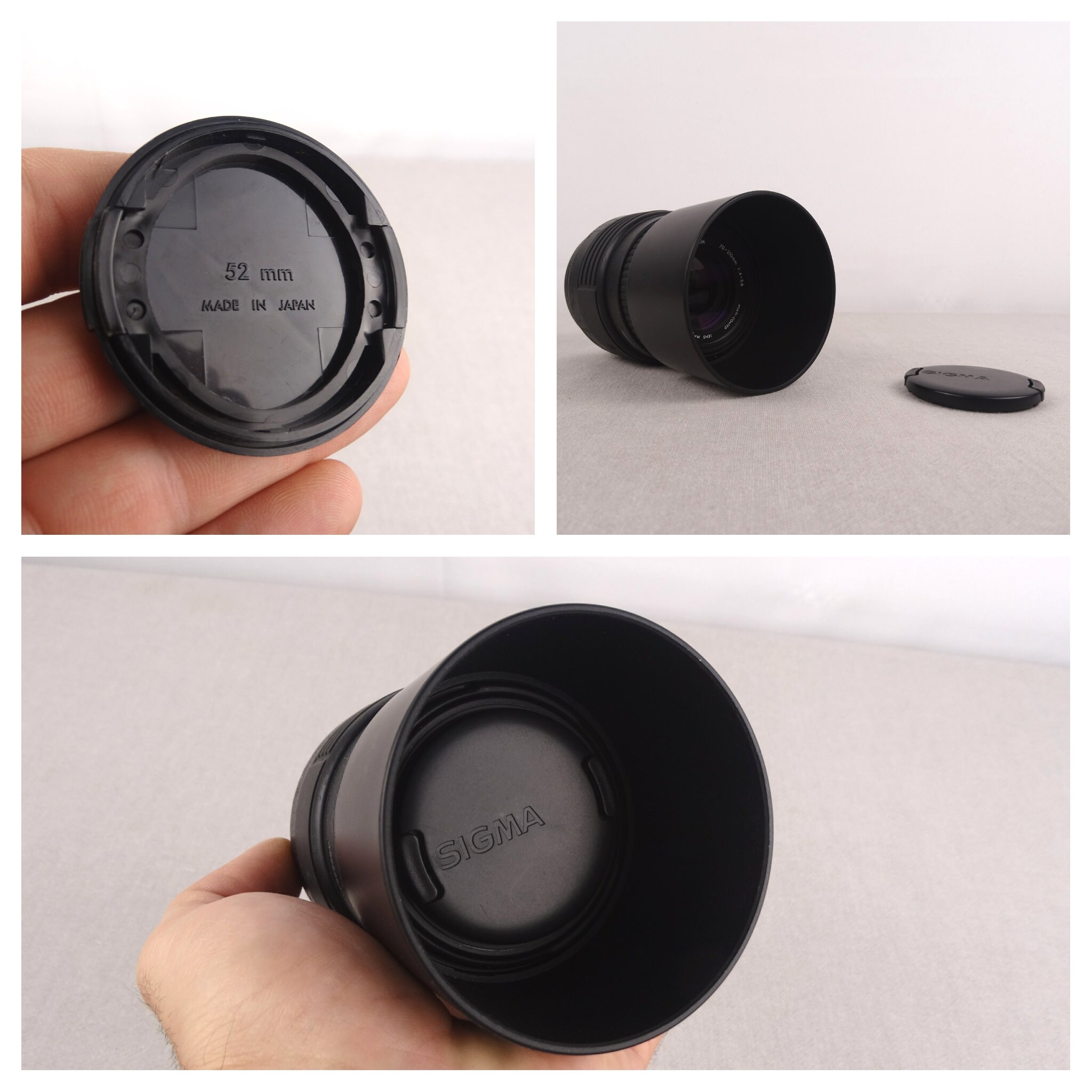 シグマ UC ズーム 70 210 mm レンズ、マルチコートレンズ、望遠レンズ 