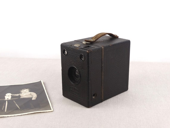 1932, Zeiss Ikon Box Tengor 54 2, Antique Zeiss Ikon Tengor Camera