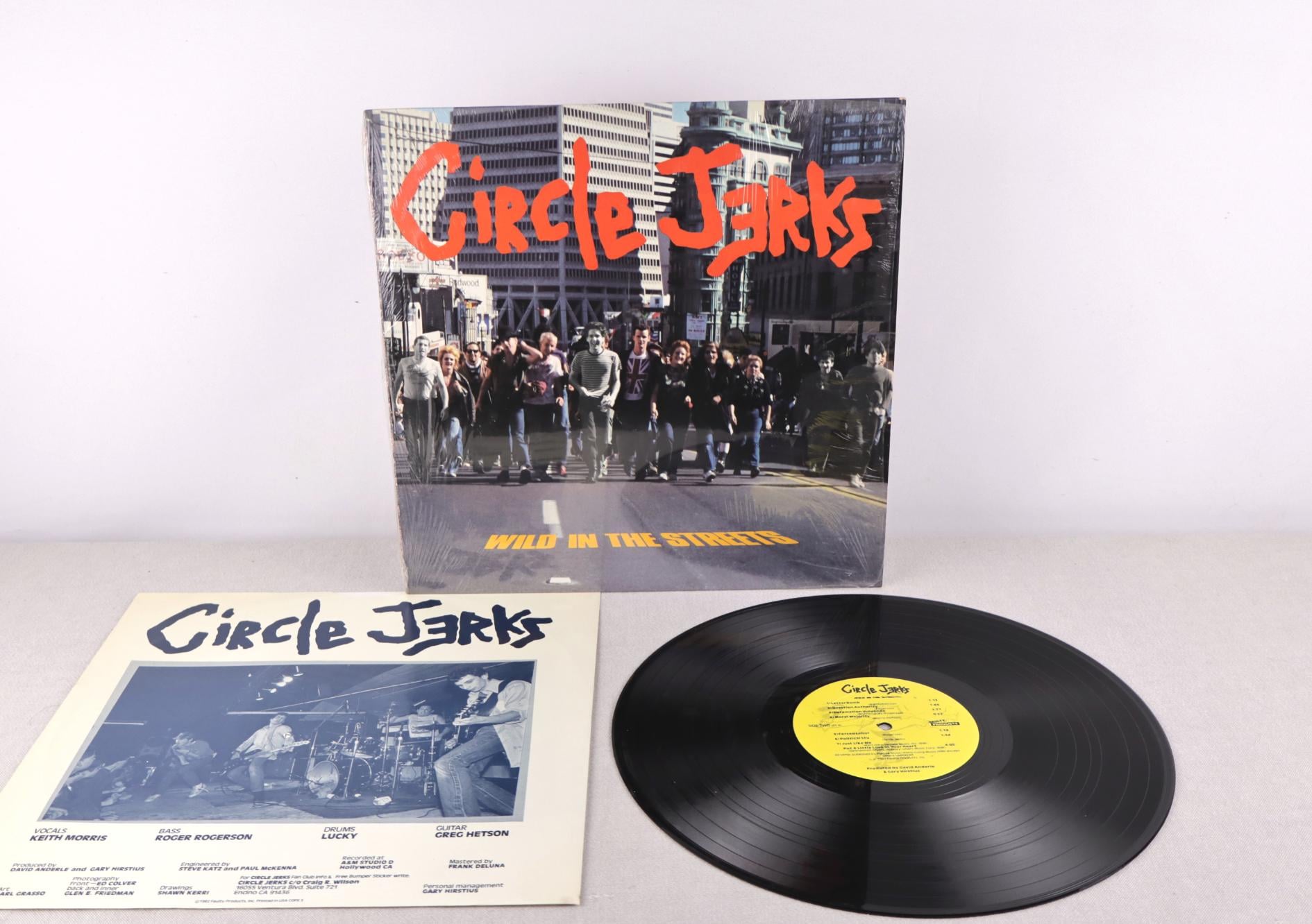 1982, Circle Jerks Vinyl LP, Wild in the Streets Vinyl, Hardcore