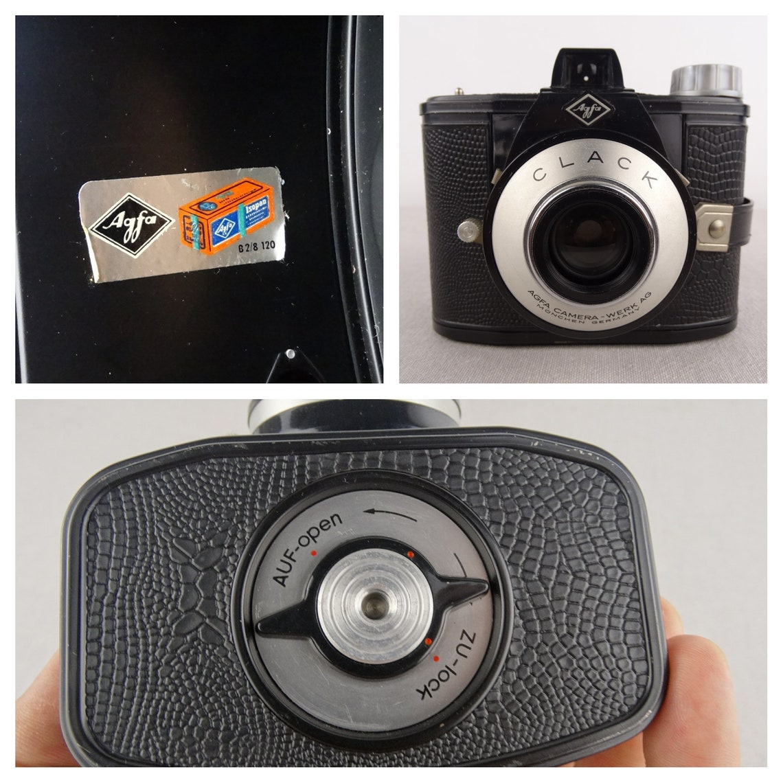 Agfa Clack Photo Camera Agfa Clibo Flash 120 Film Camera