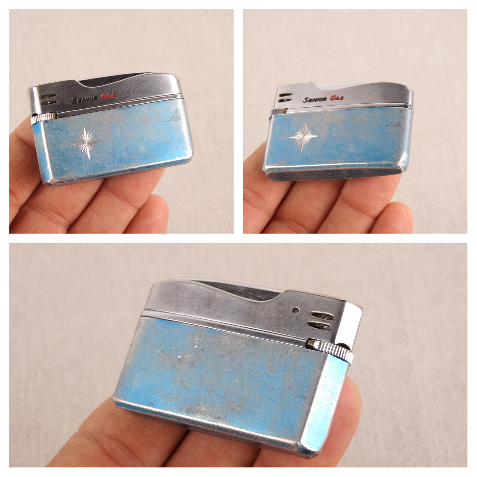 Sarome Senior Gas Lighter Vintage Sarome Lighter Sarome Etsy