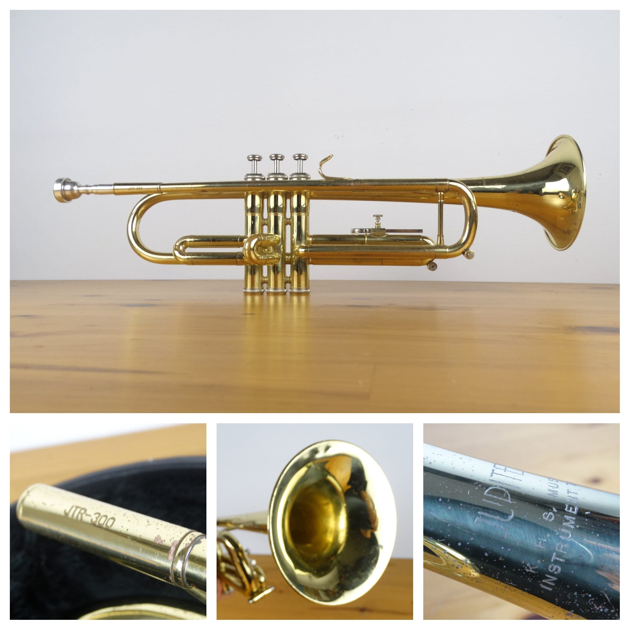 Jupiter JTR 300 Trumpet, Vintage Brass Trumpet, Student Trumpet