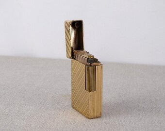 ヴィンテージ セント・デュポン ゴールドメッキライター、イニシャル