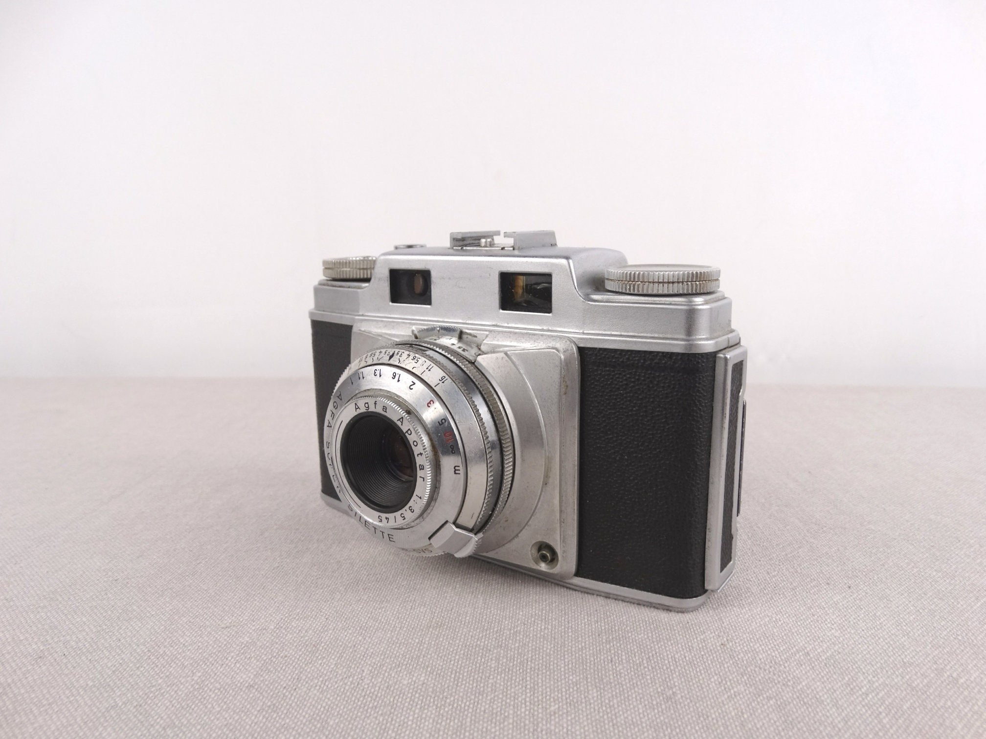 1955, Agfa Super Silette Retro Photo Camera, Vintage 35mm Film Camera,  Gift for Photographers, Rangefinder Camera, Agfa Silette Camera