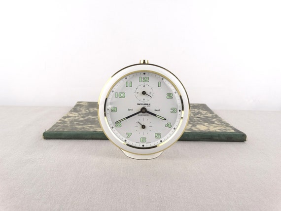 Wehrle Sanssouci Softic Duplex, Vintage Working Alarm Clock