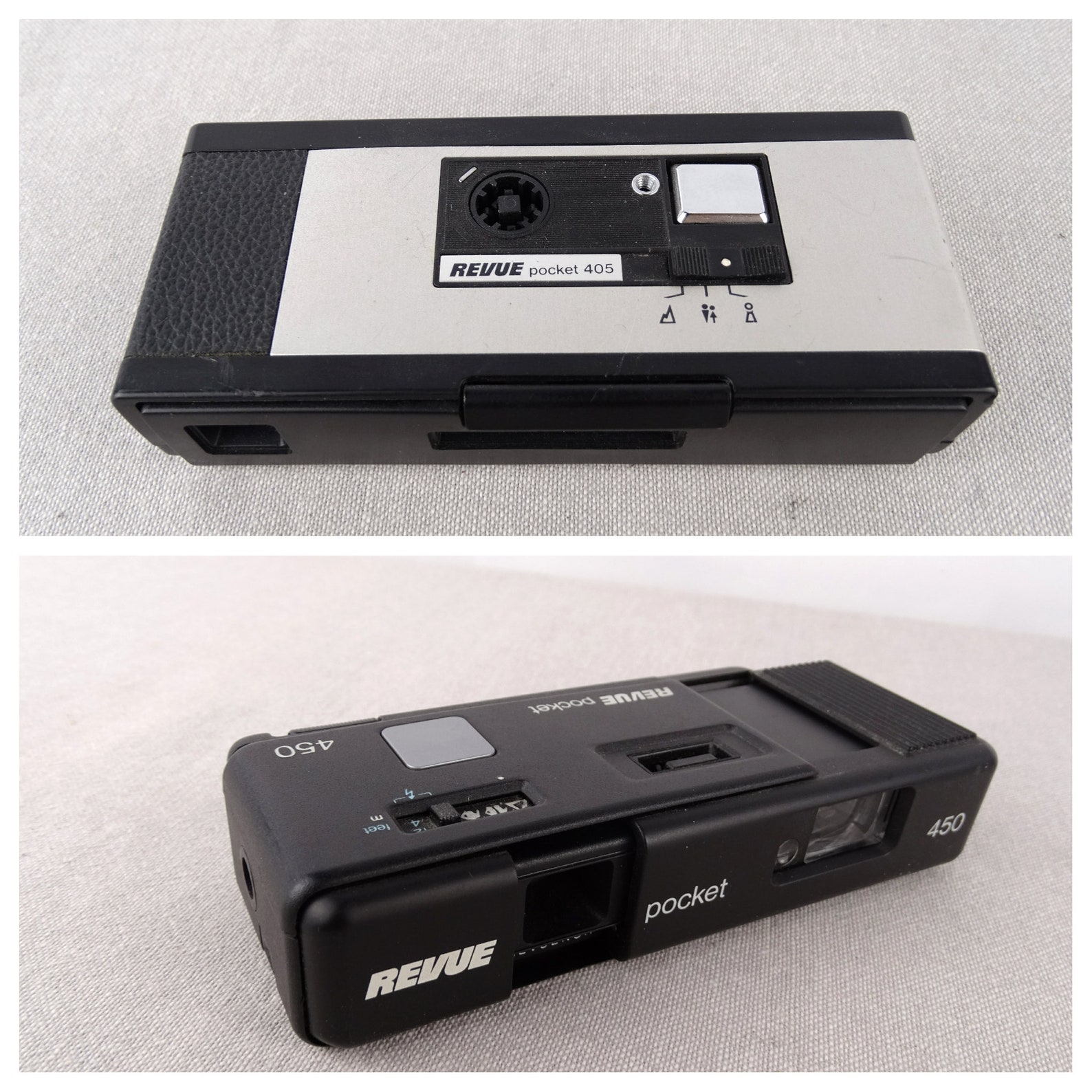 Revue Pocket Cameras, Revue 450, Revue 405, Photo Camera, Film Camera