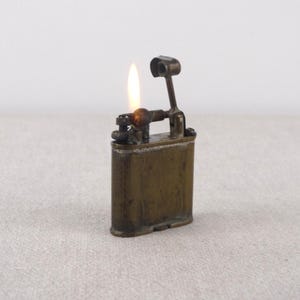 1920, Ideal Art Lighter, Antique Lighter, Brass Lighter, Lift Arm Lighter, Petrol Lighter, Pocket Lighter, Trench Lighter, Flint Lighter
