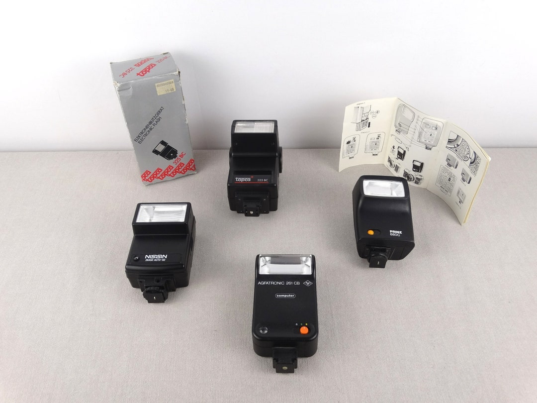 Vintage Flashes Lot, Vintage Camera Flashes, Photo Camera Accessory ...