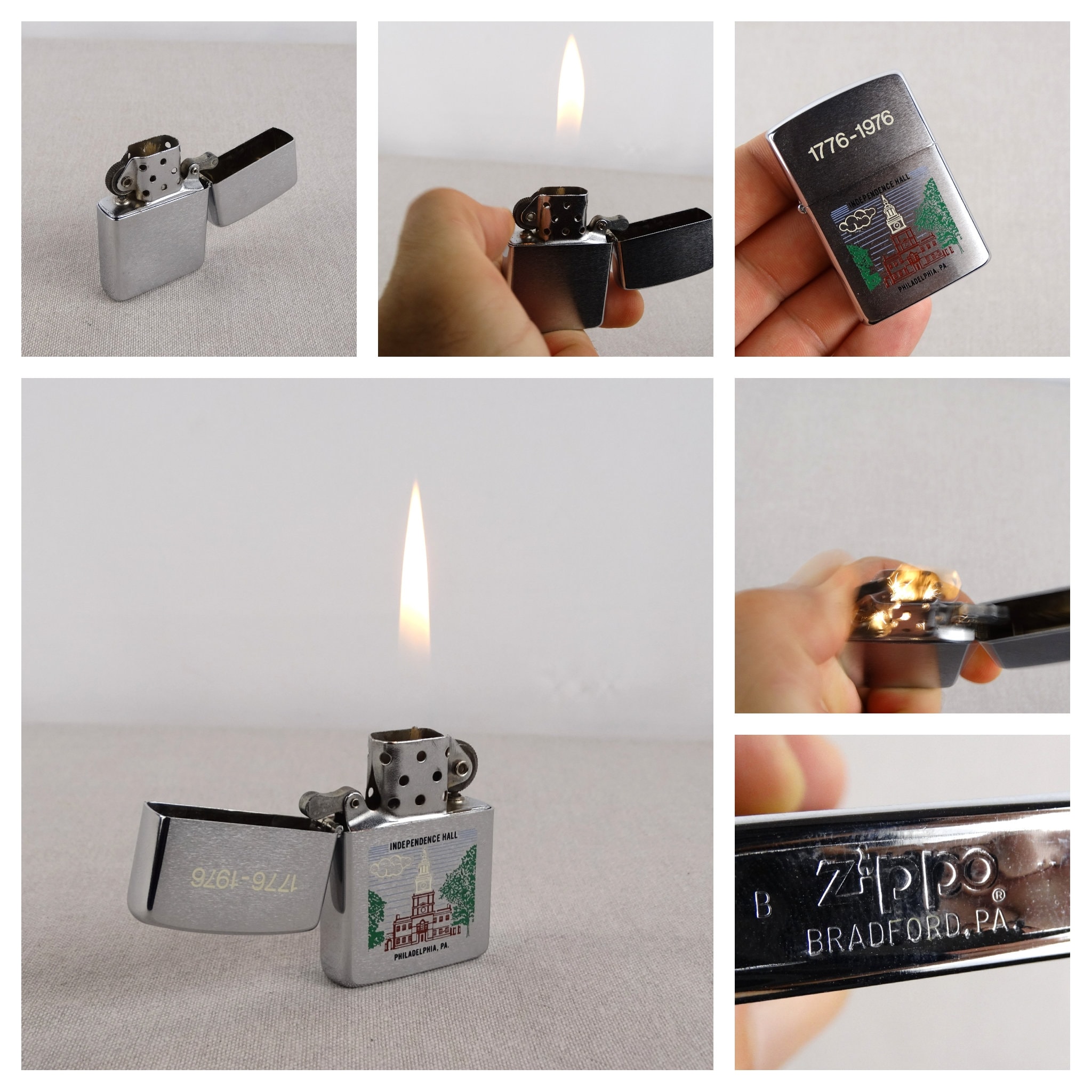1989, Zippo Independence Hall Philadelphia, Zippo Lighter