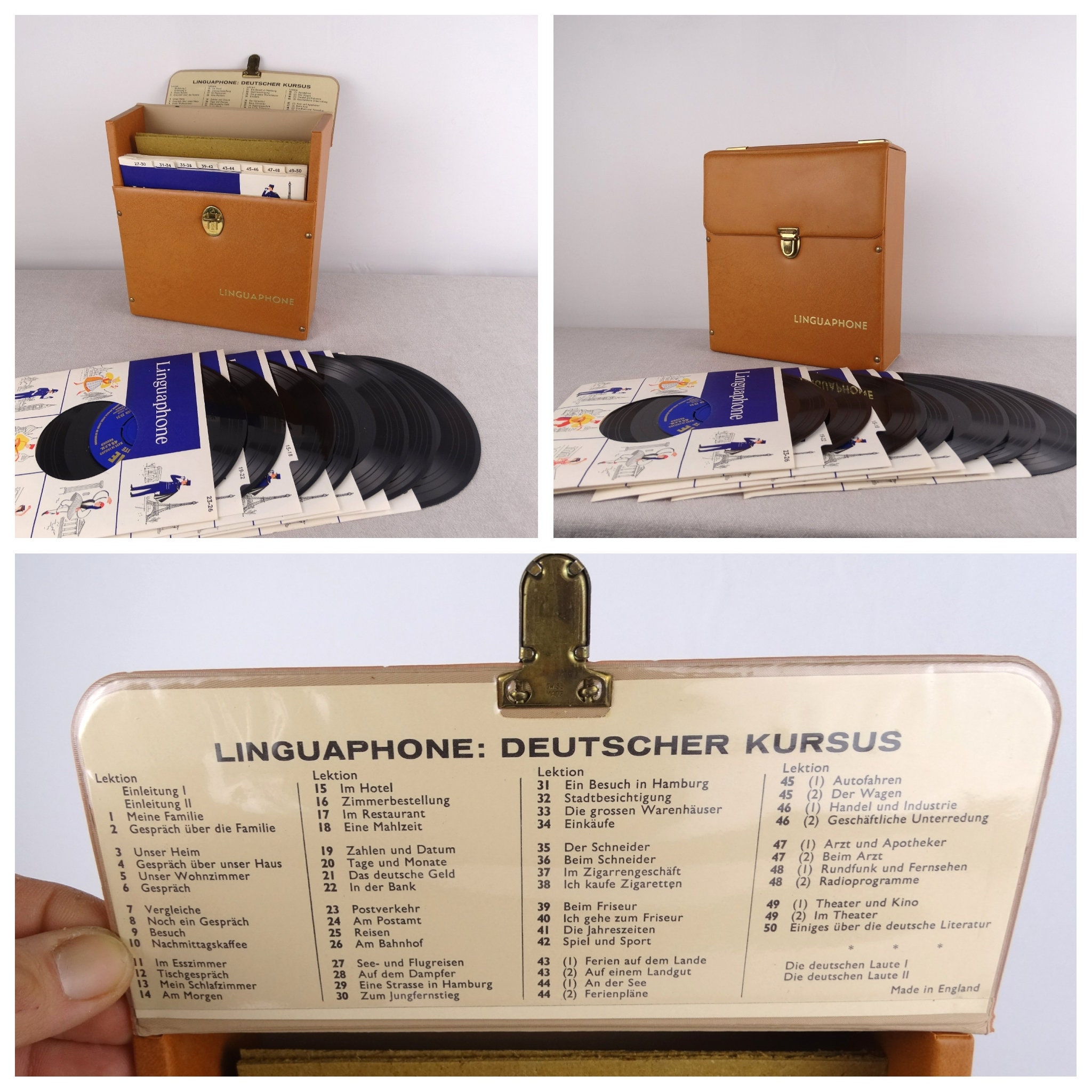 Linguaphone Records, Linguaphone Deutsch, Gift for Teacher