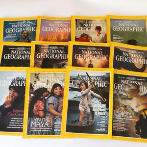 1989, National Geographic Magazine, Nat Geo 1989, Nat Geo Magazine, National Geographic Collection, National Geographic, Old Magazines