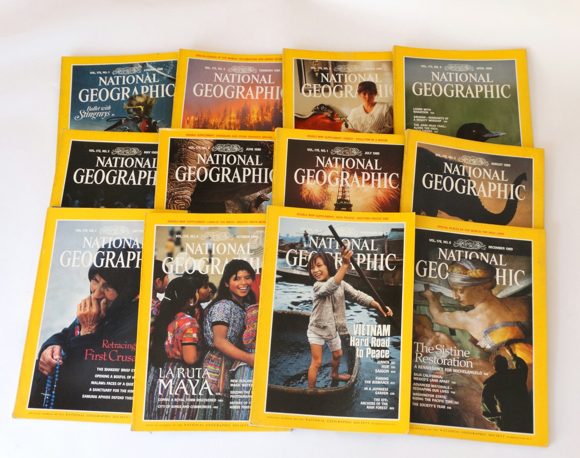1989, National Geographic Magazine, Nat Geo 1989, Nat Geo Magazine