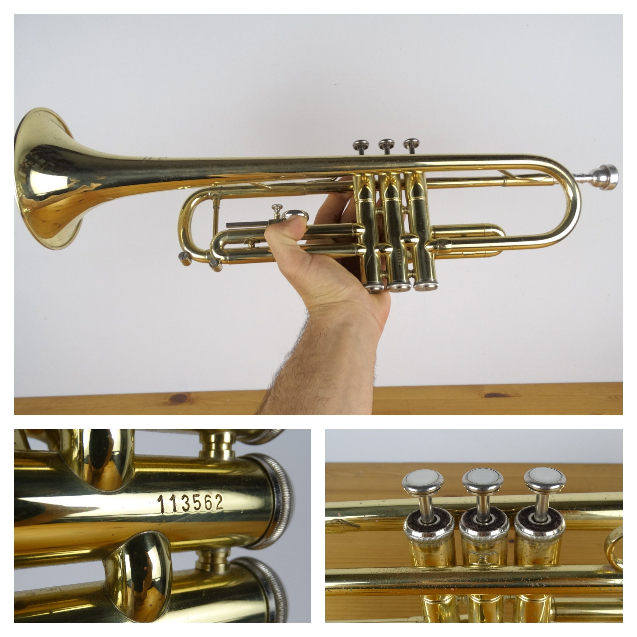 Jupiter JTR 300 Trumpet, Vintage Brass Trumpet, Student Trumpet