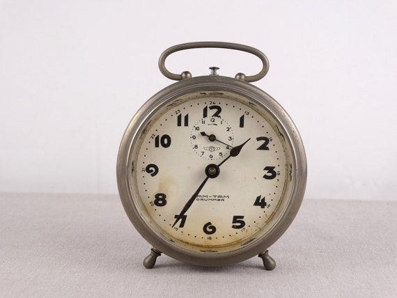 Arbeiten Peter Uhr, Vintage manuelle Uhr, Wind Up Uhr, Nachtuhr