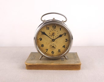 Rare Junghans Made in Italy Clock, Antique Junghans Clock Parts, Antique Timepiece, Junghans Alarm Clock, Table Clock, Old Bedside Clock,