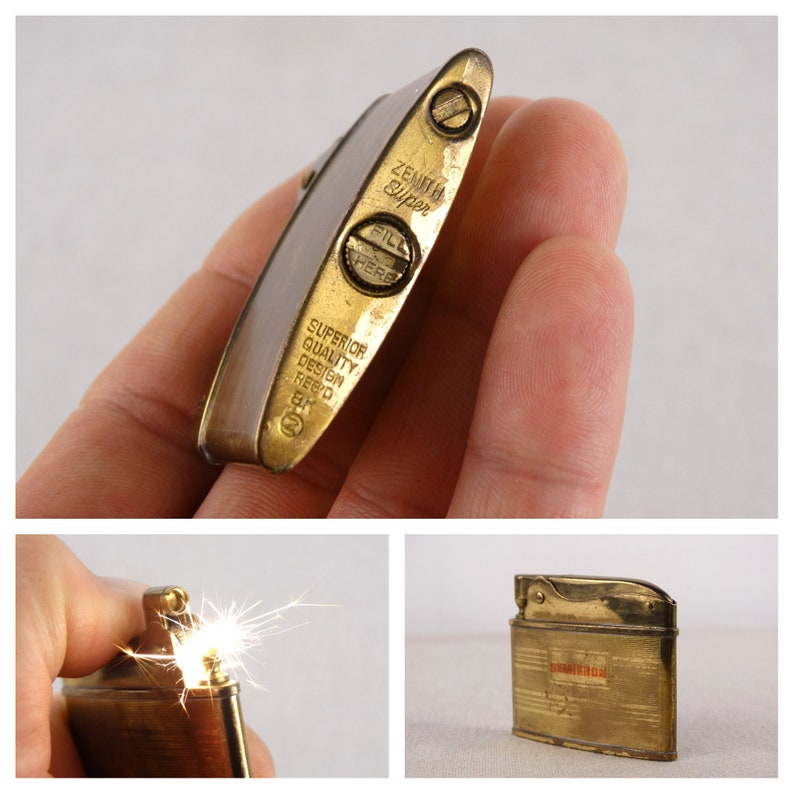 Zenith Gold 8K Lighter Zenith Super Lighter Vintage Lighter Etsy