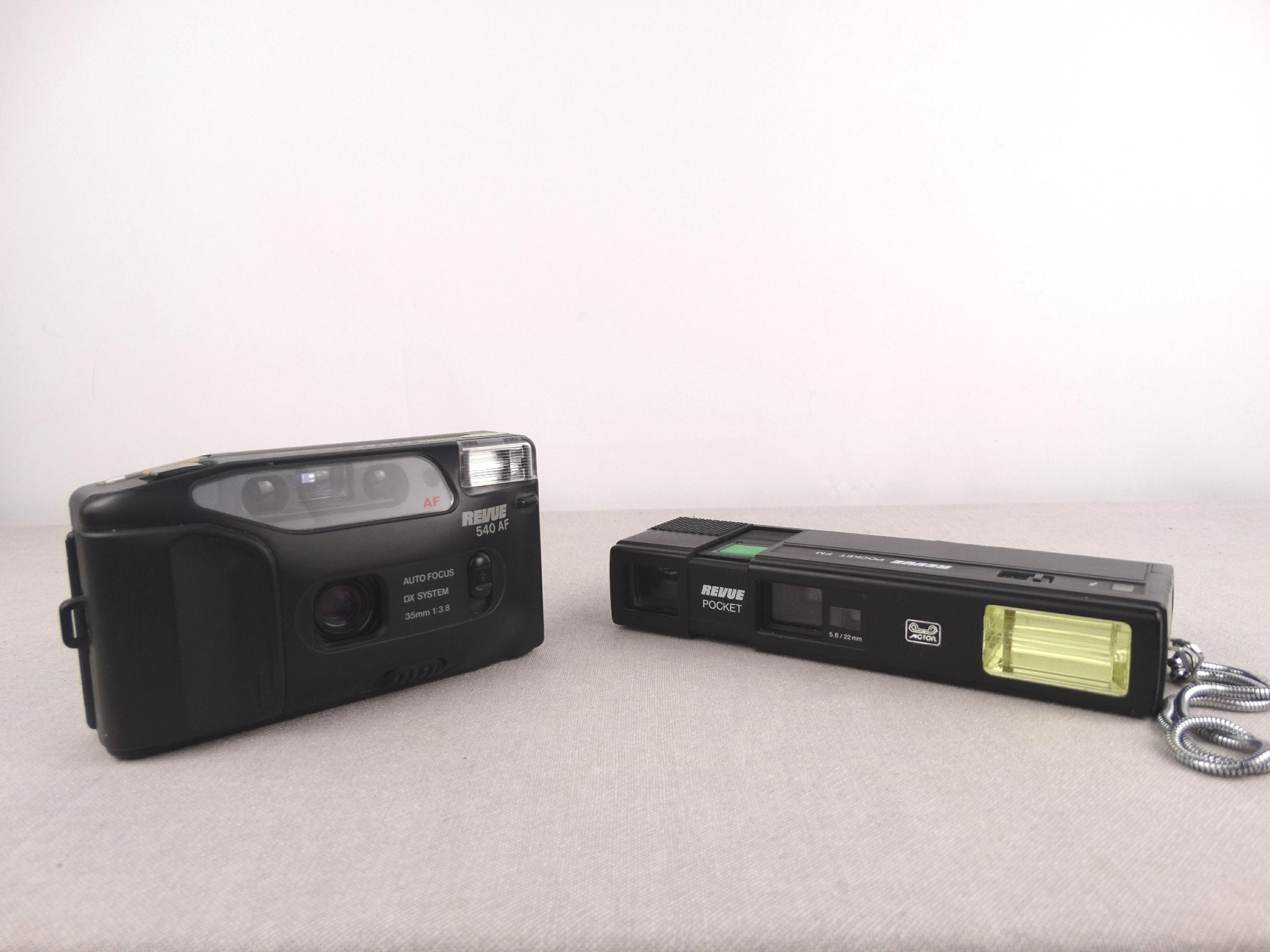 Vintage Revue Cameras Revue Pocket FM Revue 540 AF Photo Etsy Polska