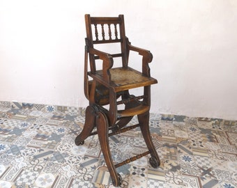 Victorian high chair rocking chair sale
