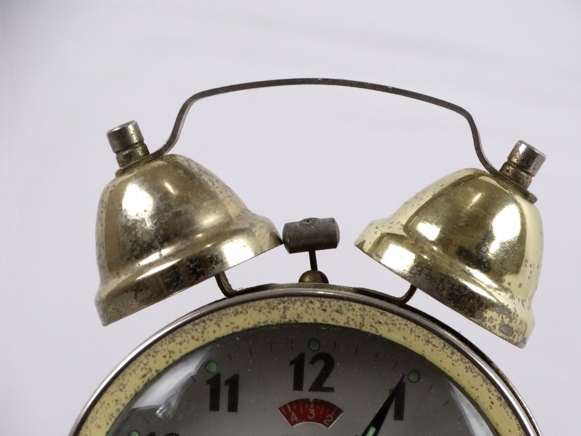 Five Rams Clock, Old Clock, Bell Clock, Wind up Clock, Retro Clock ...