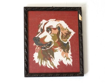 Greek Embroidery Canvas Wall Tapestry, Cross stitch Wall Decor, Needlepoint Canvas Wall Hanging, Vintage Greek Embroidery