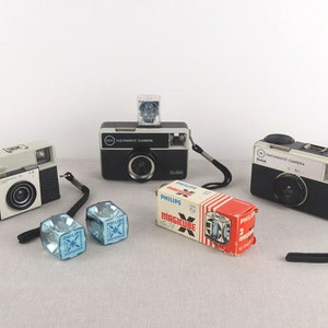 Kodak Instamatic Cameras, Lomography Cameras Lot, Kodak Instamatic 25, Kodak Instamatic 36, Kodak Instamatic 56x, Cameras Set, Kodak Lot