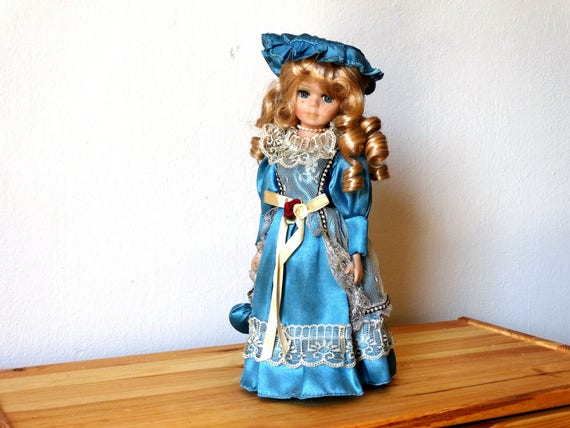 Retro porseleinen pop antieke Victoriaanse oude pop Etsy Nederland