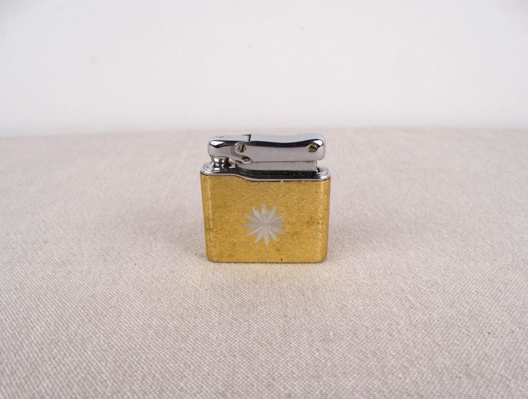 Briquet De Table COLIBRI AUTOFLINT PATENTED à Gaz - Vintage