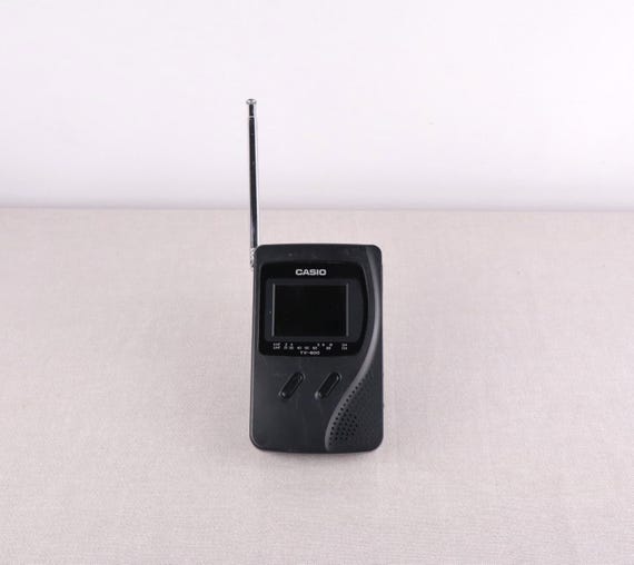 1990s, Casio TV-600N for Parts, Retro Portable TV, Vintage Analog