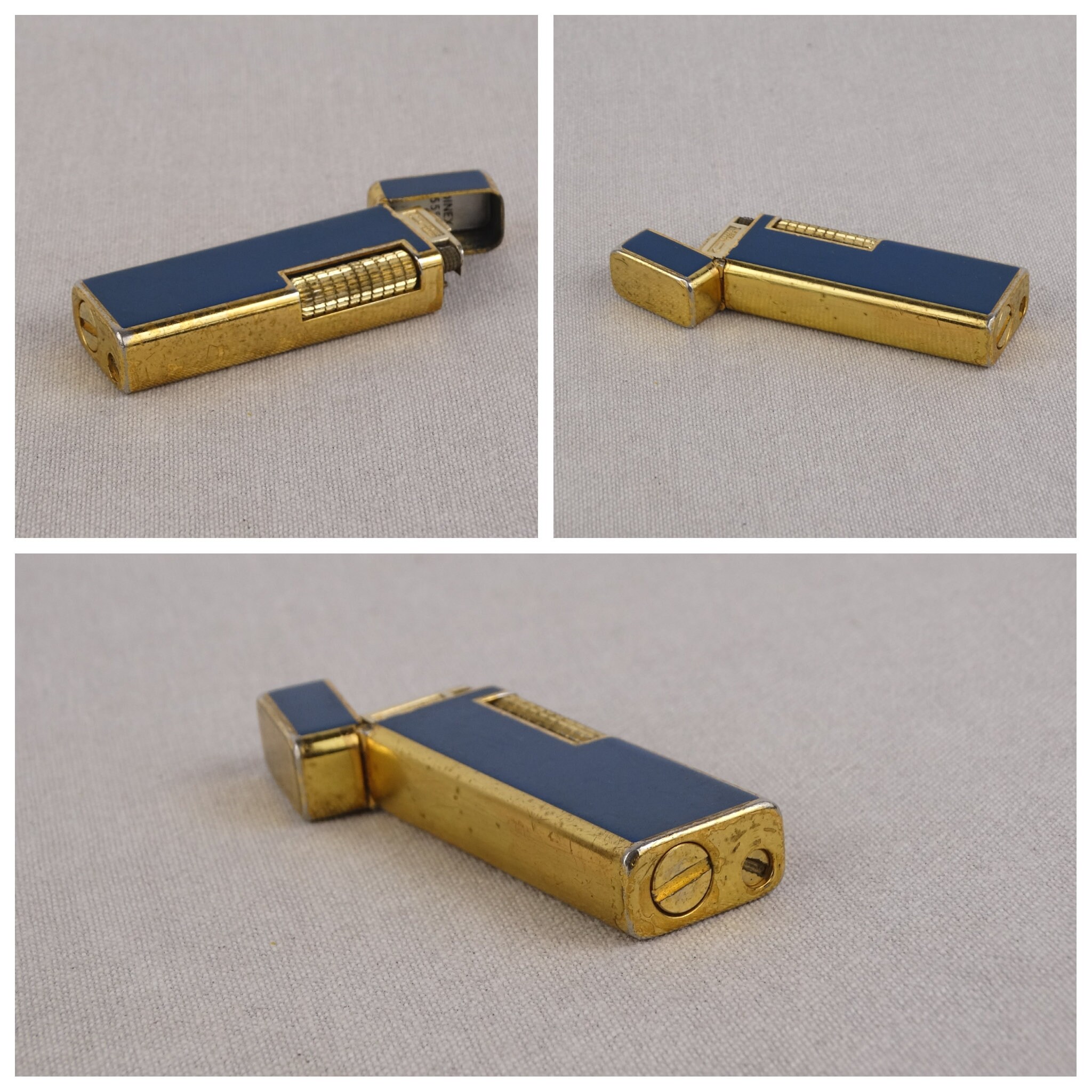 Edinex 555 Lighter for Parts, Vintage Edinex Lighter, Gas Lighter