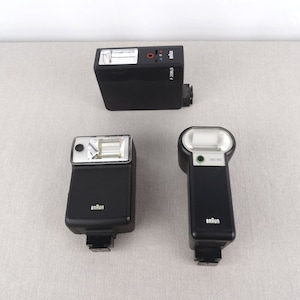 Braun Hobby Flash Set, Vintage Braun Flash, Photo Camera Accessory, Photo Camera Flash, Electronic Flash, Braun Flash, Photographer Gift