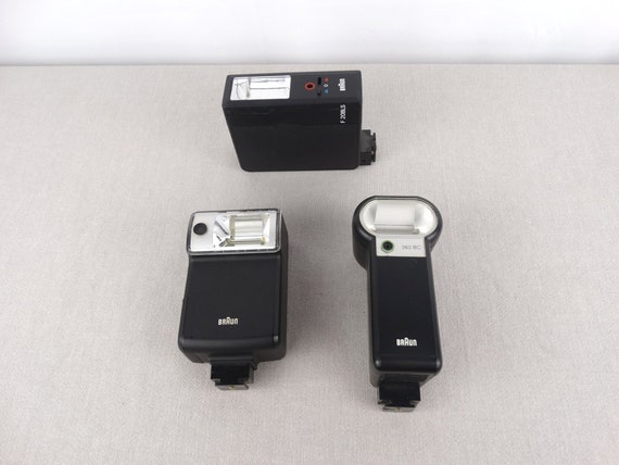 Braun Hobby Flash Set, Vintage Braun Flash, Photo Camera Accessory