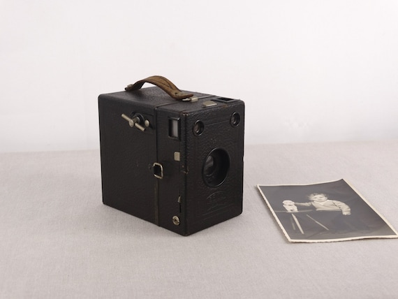 1932, Zeiss Ikon Box Tengor 54 2, Antique Zeiss Ikon Tengor Camera