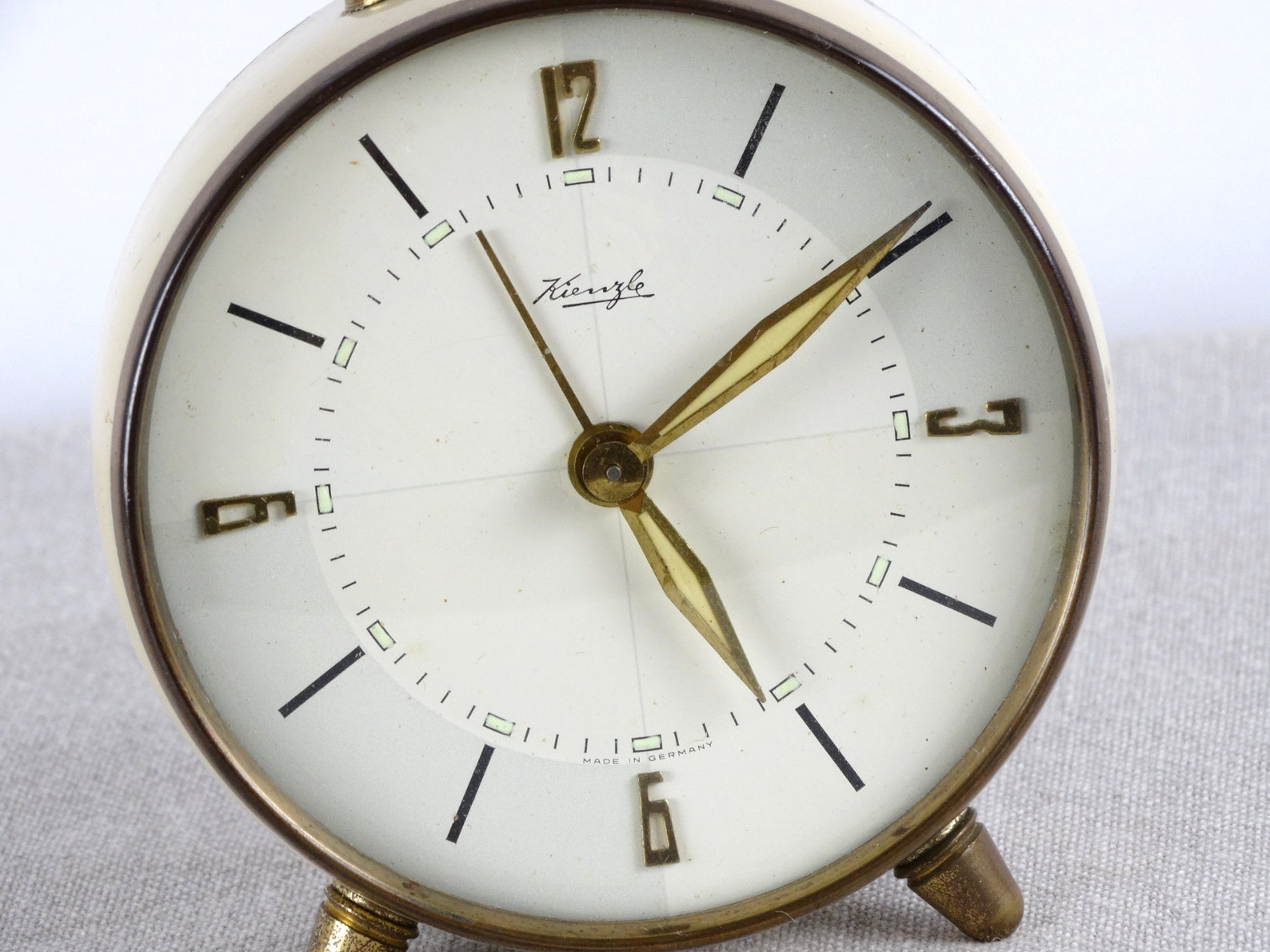 Kienzle Clock Alarm Clock Desk Clock Old Clock Kienzle Etsy