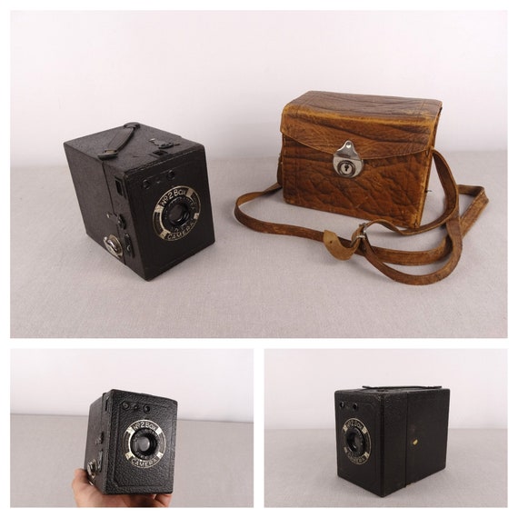 マークなし No 2 ボックスカメラ、アンティークカメラ、ボックスカメラ