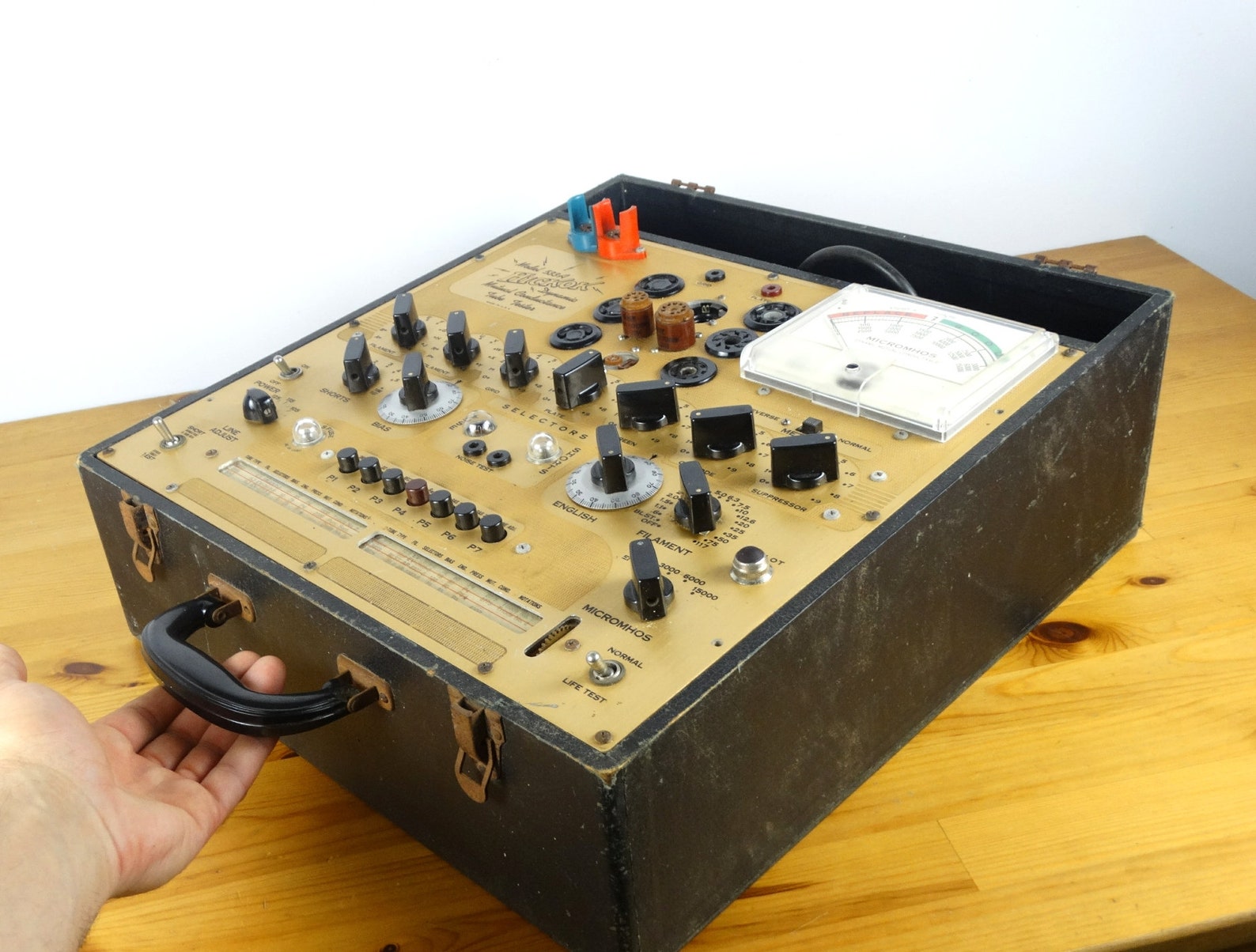 1947, Hickok 533A, Dynamic Mutual Conductance Tube Tester, Tube Checker ...