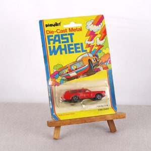 Fast Wheel, Fire Chief Car, Miniature Car, Die Cast Car, Matchbox Car, Chirdren Toy, Fire Chief Gift, Metal Miniature Car, Play Art