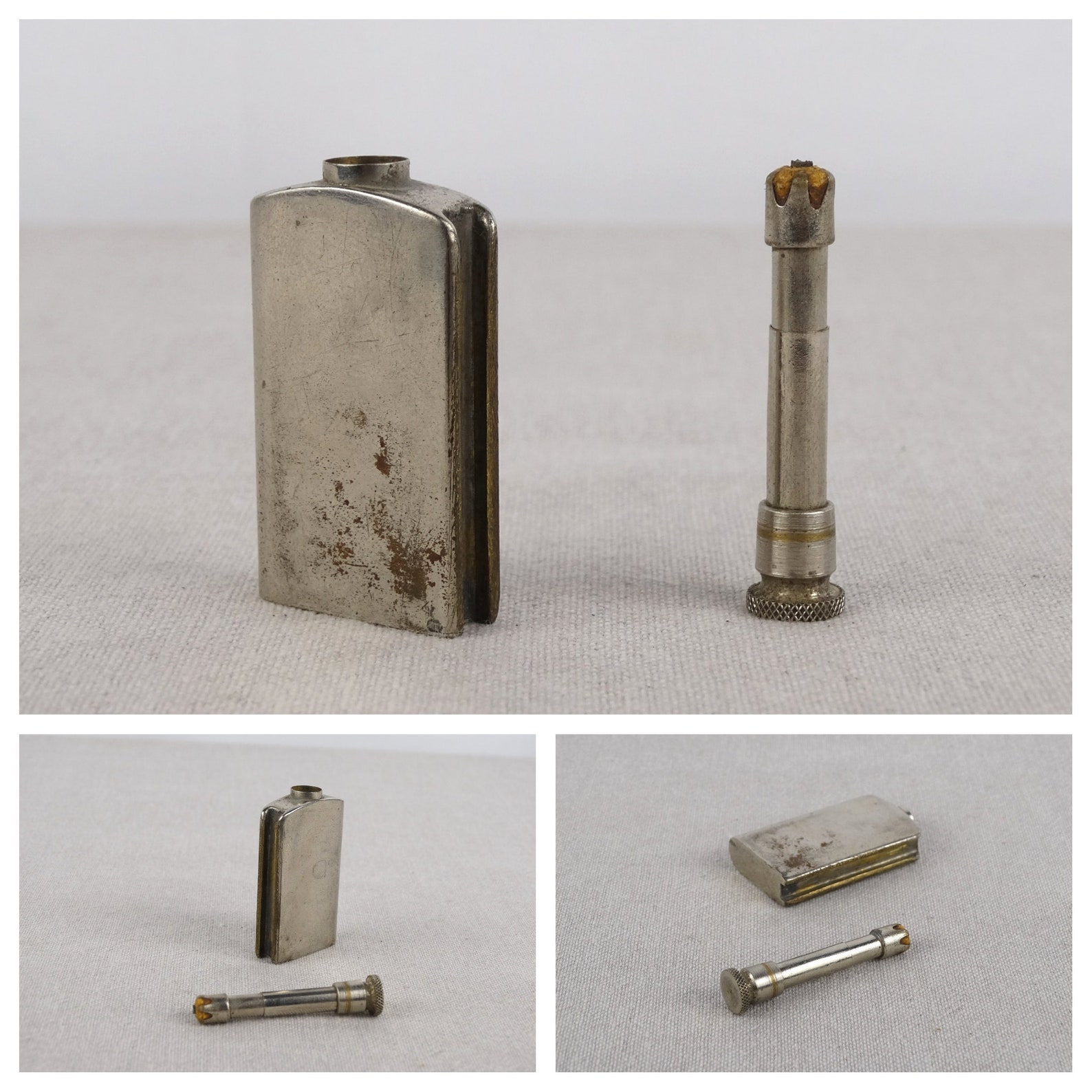 Vintage Striker Lighter Match Striker Flint Lighter Match Etsy